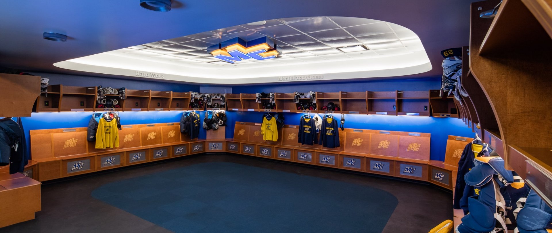 Volpe Locker Room interior