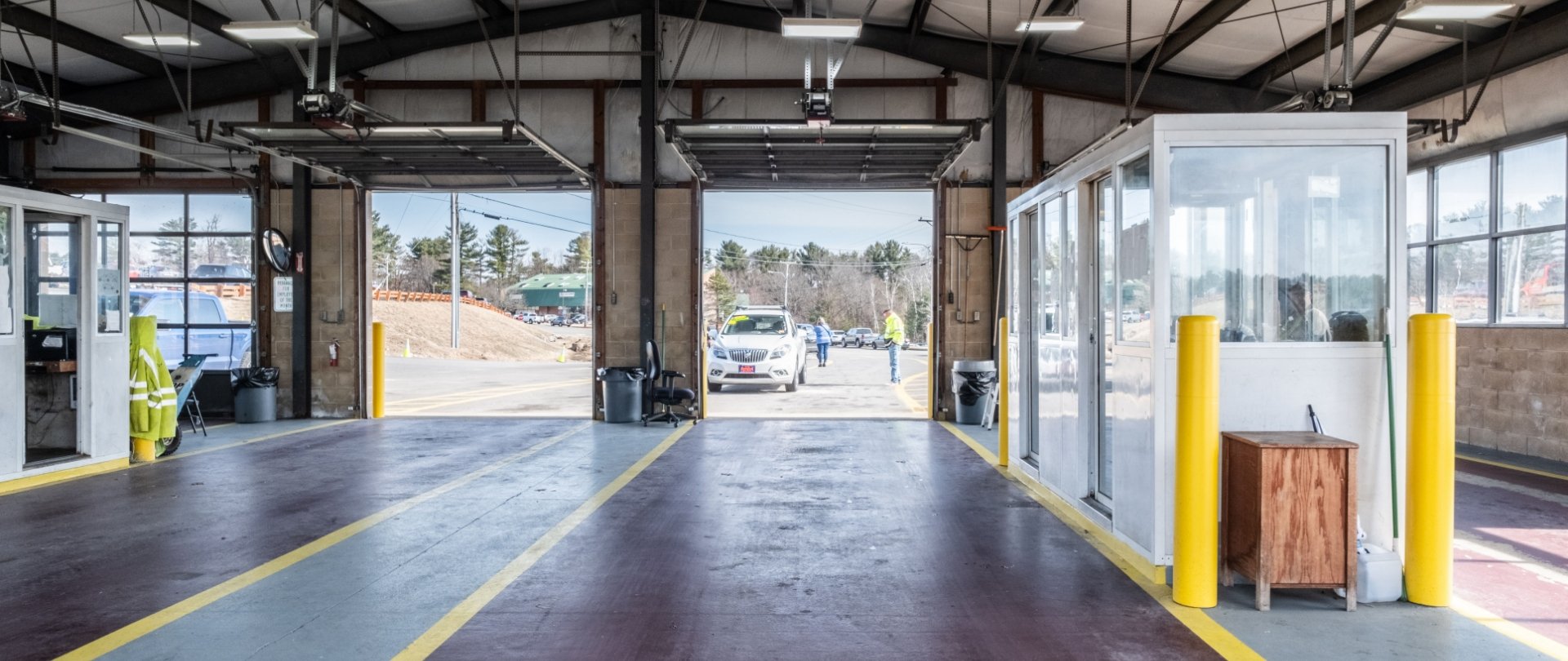 interior of car bays