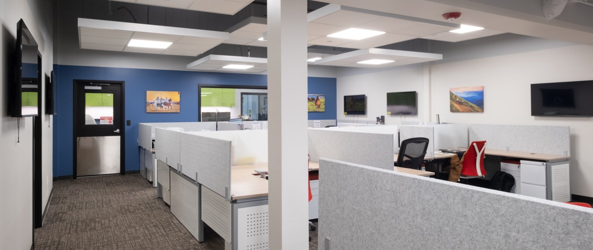 interior office cubicles