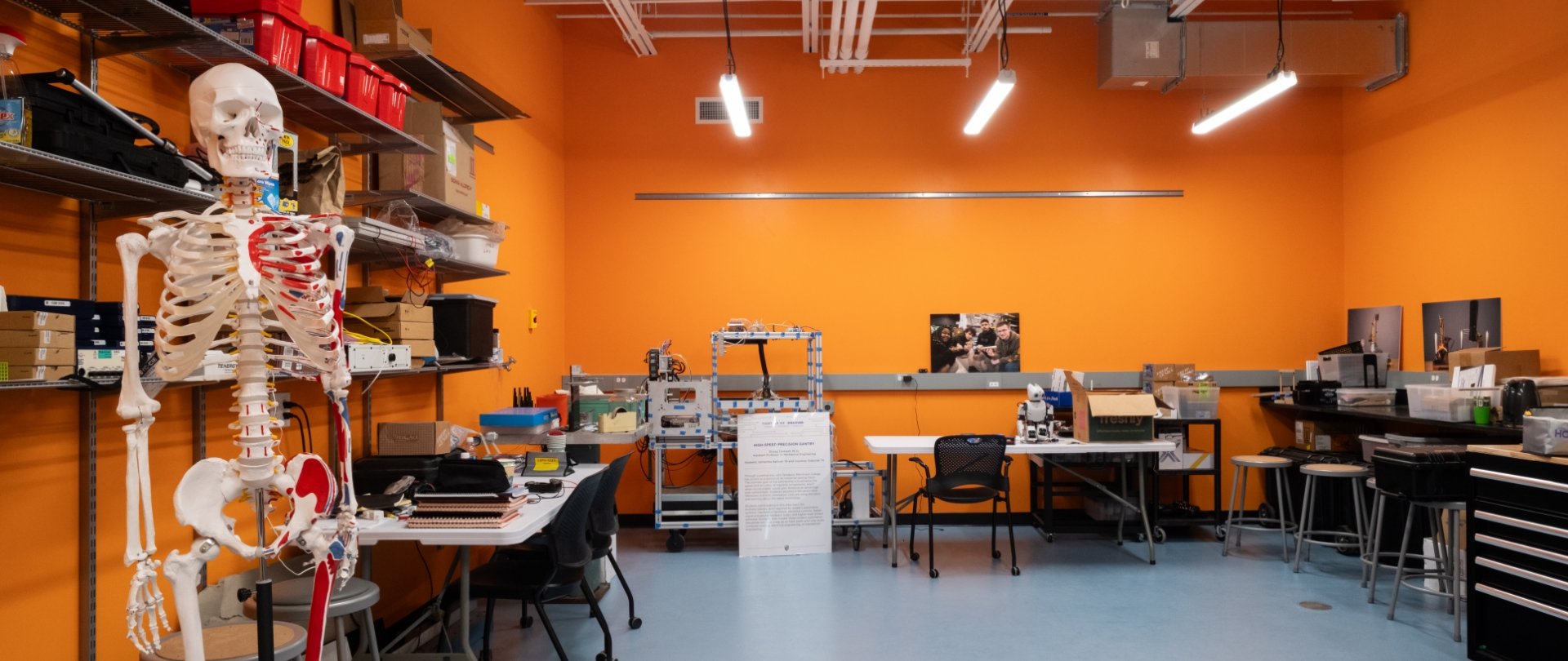 orange lab room interior