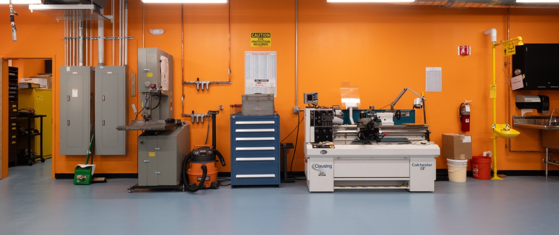 orange lab room interior