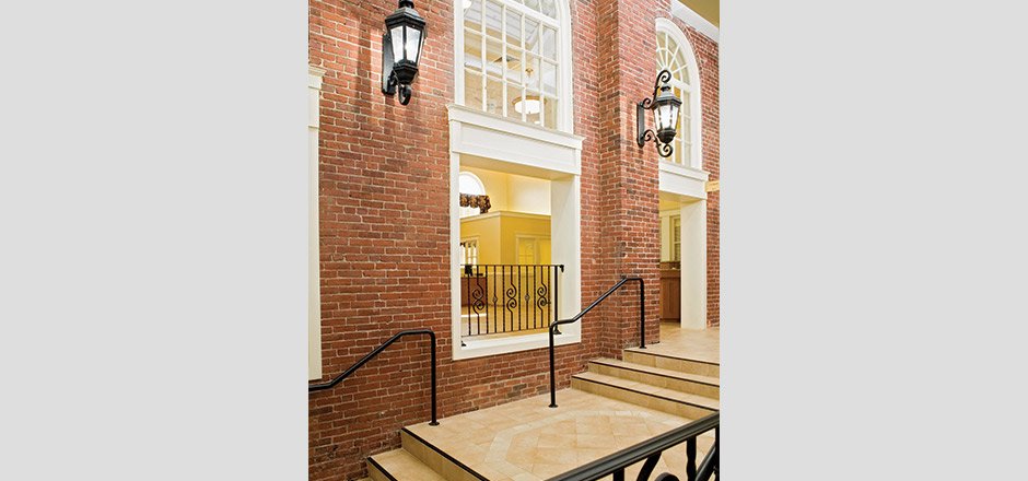 interior entrance stairway