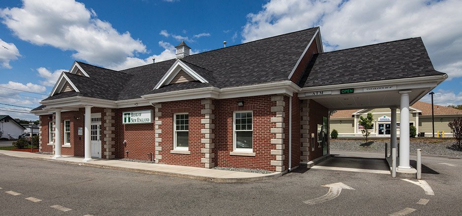 exterior with ATM drive thru