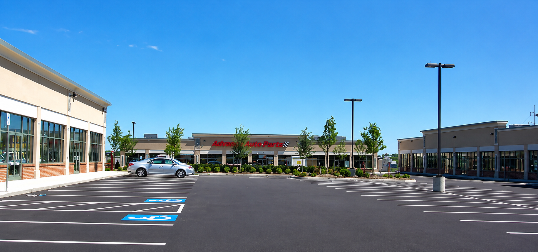 main parking lot